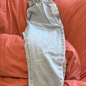 Zara Blue High Rise Jeans Classic Denim